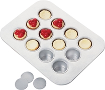 Mini Cheesecake Pan - Uncoated 12 Cup